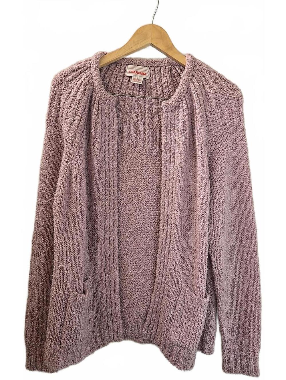 Charisma Women's Pink Acrylic Sweater Size L
